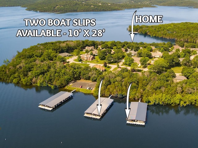 117 Hidden Shores Dr, Branson West, MO 65737 - drone / aerial view of a large body of water