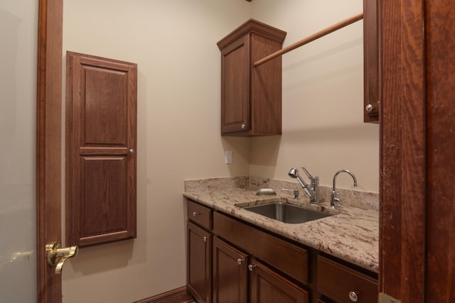 117 Hidden Shores Dr, Branson West, MO 65737 - kitchen featuring a sink and light stone countertops