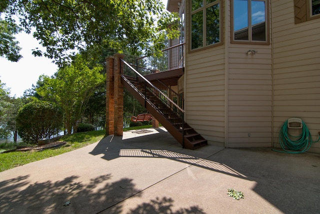 117 Hidden Shores Dr, Branson West, MO 65737 - view of patio / terrace with stairway