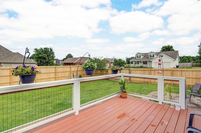920 Bradford Ct, Marshfield, MO 65706 - wooden terrace featuring a residential view