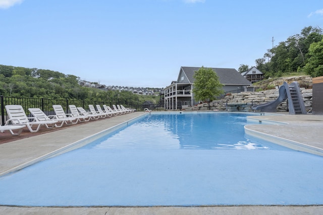 400 Lake Front Dr, Branson, MO 65616 - community pool featuring a water slide