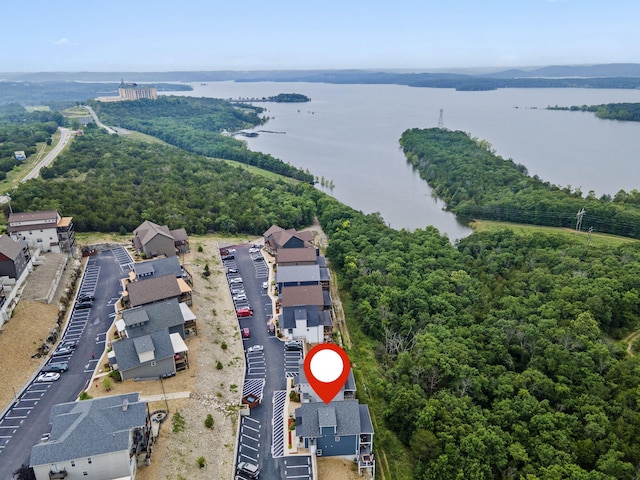 400 Lake Front Dr, Branson, MO 65616 - view of property location featuring a large body of water and a heavily wooded area