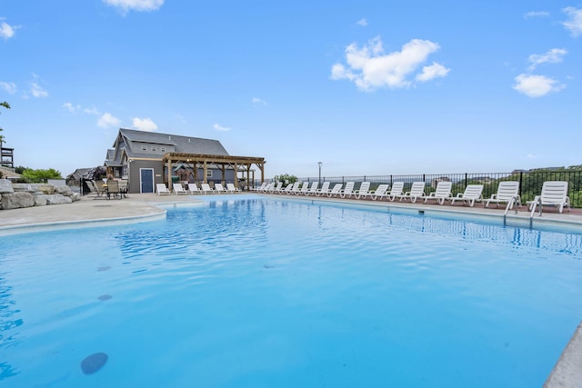 400 Lake Front Dr, Branson, MO 65616 - community pool with a patio area