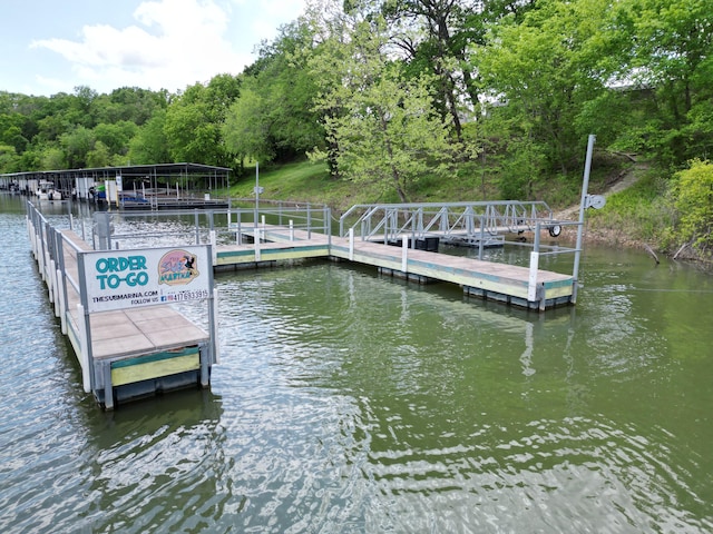 26094 State Highway 39, Shell Knob, MO 65747 - dock with a water view and a view of trees