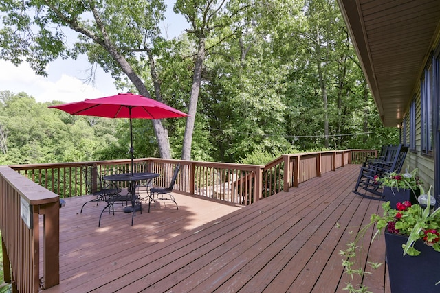 26094 State Highway 39, Shell Knob, MO 65747 - deck with outdoor dining space