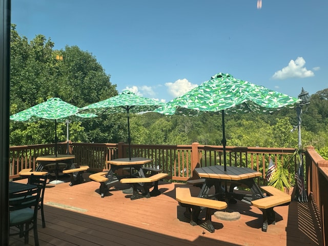 26094 State Highway 39, Shell Knob, MO 65747 - deck with outdoor dining area