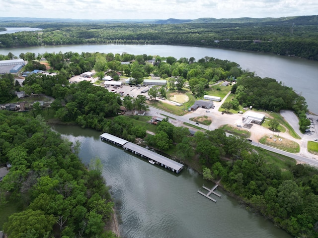 26094 State Highway 39, Shell Knob, MO 65747 - drone / aerial view of a large body of water and a heavily wooded area