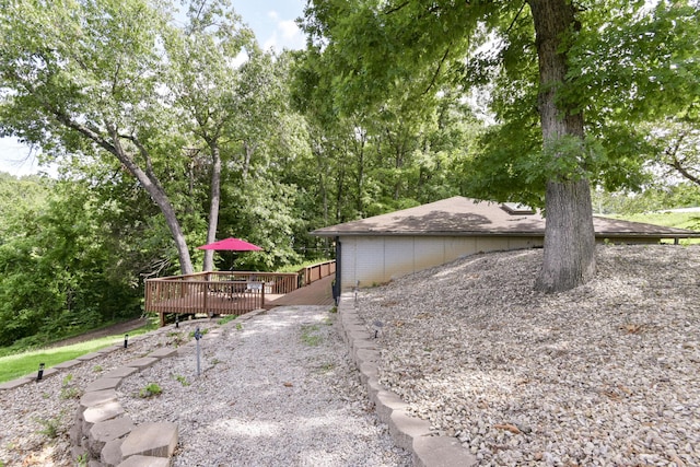26094 State Highway 39, Shell Knob, MO 65747 - view of yard featuring a deck