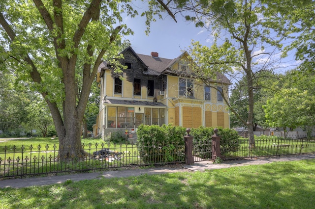 302 S Pennsylvania St, Webb City, MO 64870 - victorian-style house featuring a chimney