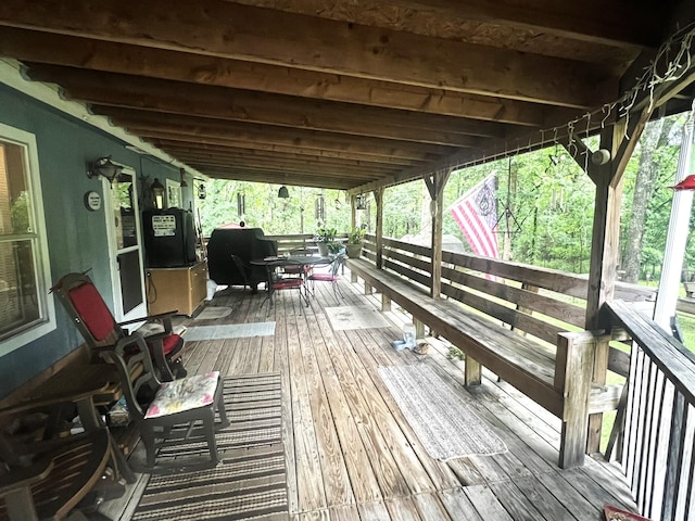 1615 E 562nd Rd, Brighton, MO 65617 - view of deck