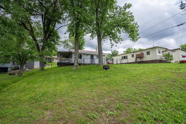 166 Seaman St, Cape Fair, MO 65624 - view of yard