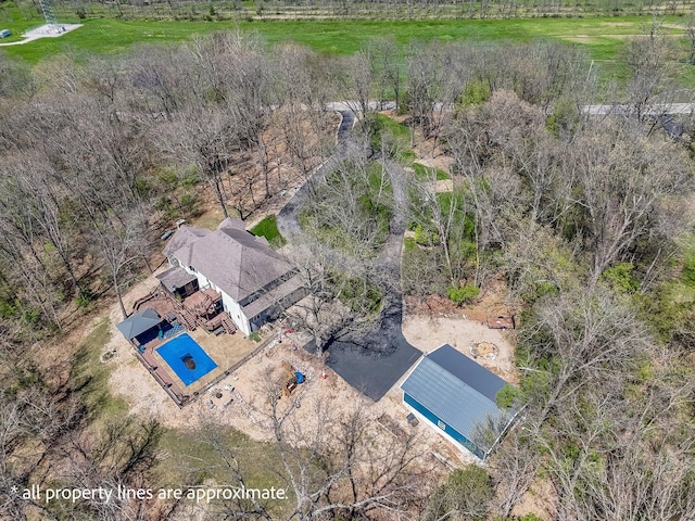 1915 S Farm Rd Unit 219, Springfield, MO 65809 - view from above of property featuring a pool area