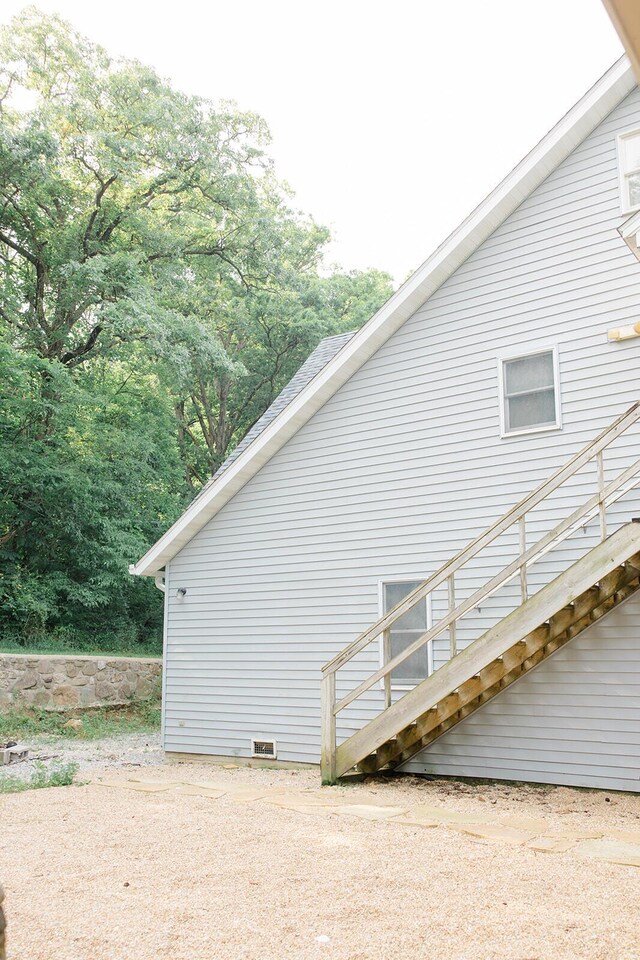 19429 E State Highway 14, Ava, MO 65608 - view of side of property featuring stairs and crawl space