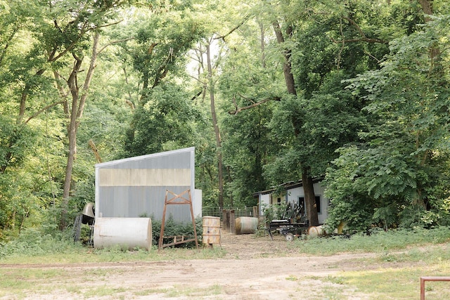 19429 E State Highway 14, Ava, MO 65608 - view of yard with a view of trees and an outbuilding