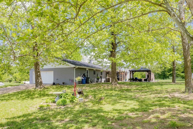 248 Charles Rd, Billings, MO 65610 - view of grassy yard with a gazebo