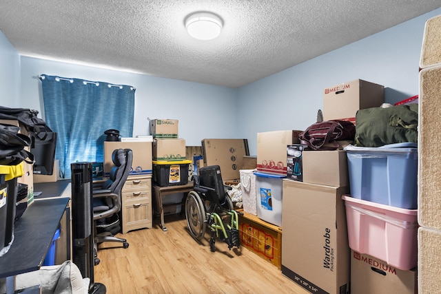 25451 County Road 327, Urbana, MO 65767 - office with light wood finished floors and a textured ceiling