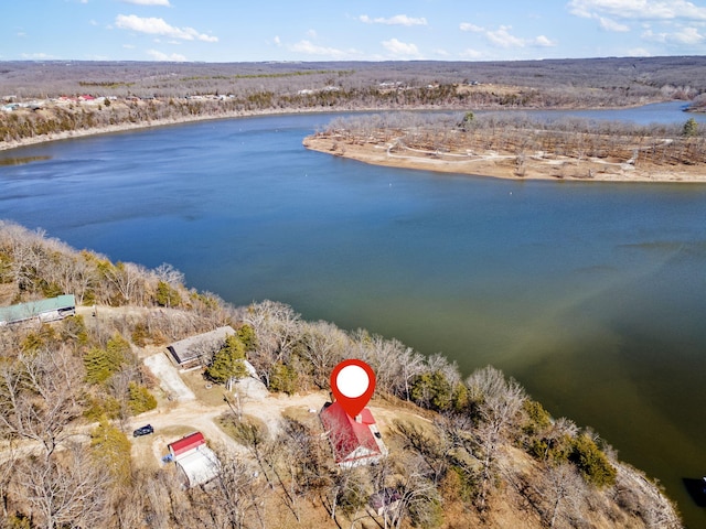 25451 County Road 327, Urbana, MO 65767 - aerial overview of property's location featuring a nearby body of water