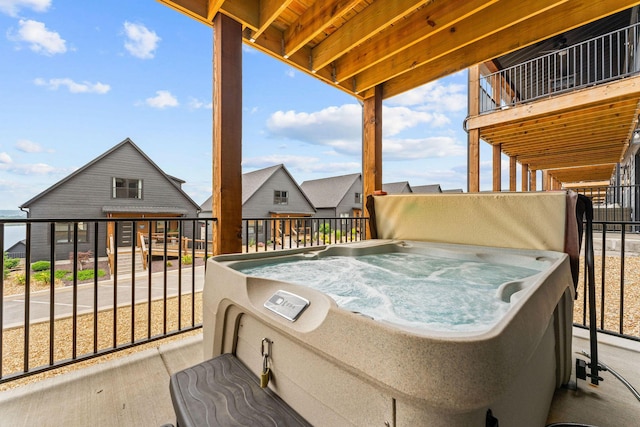 400 Poolside Pass, Hollister, MO 65672 - view of patio with a hot tub