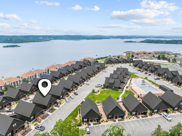 400 Poolside Pass, Hollister, MO 65672 - aerial view of residential area with a large body of water