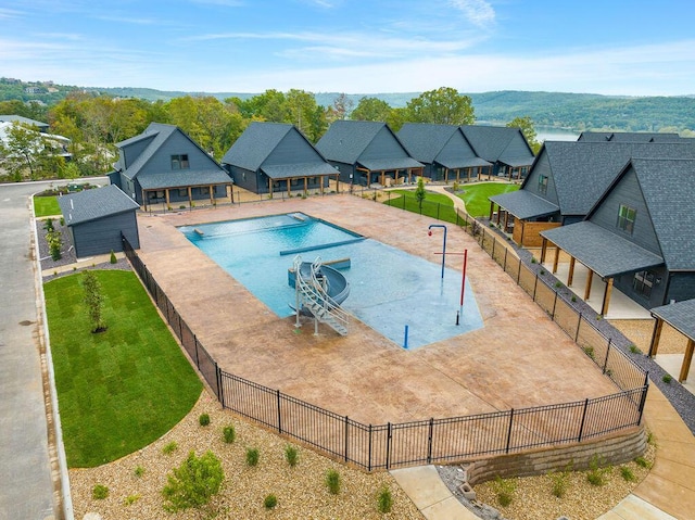 400 Poolside Pass, Hollister, MO 65672 - view of swimming pool with a residential view and a patio