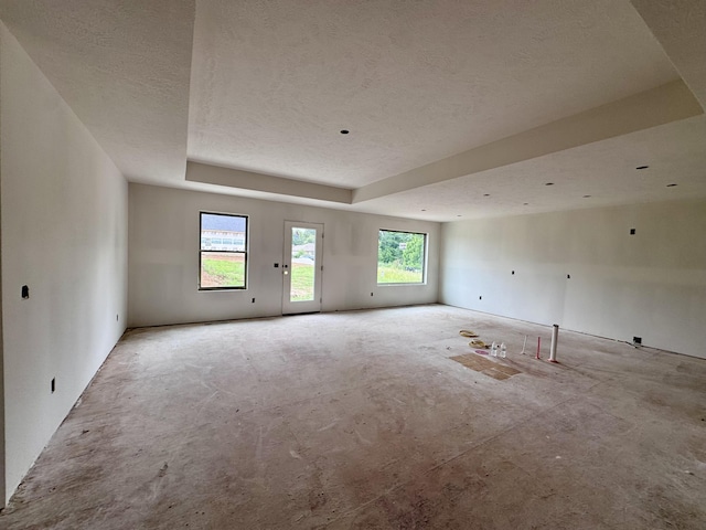 356 N Oak Ave, Sparta, MO 65753 - spare room featuring a textured ceiling
