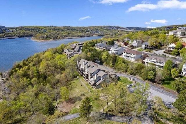 234 Sunset Cv Unit 107, Branson, MO 65616 - view of property location with a large body of water and a heavily wooded area