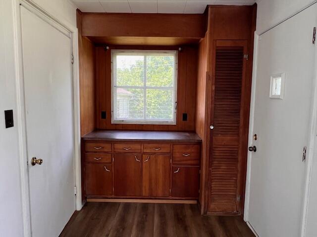 935 W Brower St, Springfield, MO 65802 - corridor with dark wood finished floors