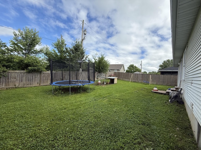 208 Justin St, Rogersville, MO 65742 - view of yard featuring a trampoline