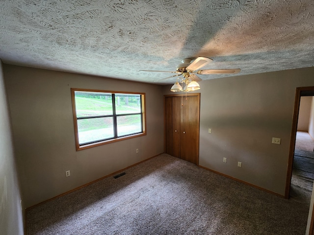 29039 Nottinghill Dr, Shell Knob, MO 65747 - carpeted spare room featuring ceiling fan and a textured ceiling