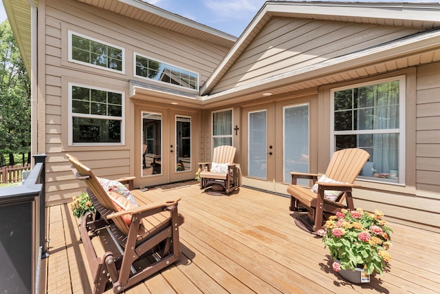 2029 Moon Valley Rd, Ozark, MO 65721 - wooden deck featuring french doors