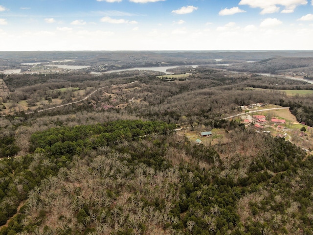 123 Fossil Cove Rd, Cape Fair, MO 65624 - drone / aerial view of a heavily wooded area
