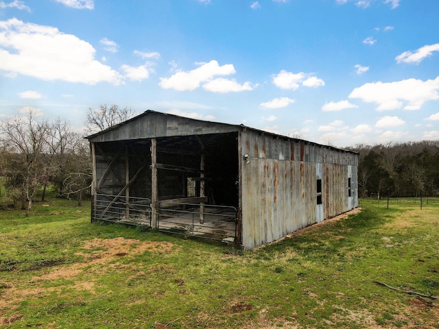 123 Fossil Cove Rd, Cape Fair, MO 65624 - view of outdoor structure featuring a view of trees