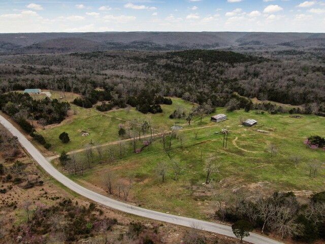 123 Fossil Cove Rd, Cape Fair, MO 65624 - aerial overview of property's location featuring rural landscape and a forest