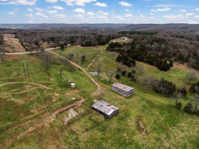 123 Fossil Cove Rd, Cape Fair, MO 65624 - view of rural area with a heavily wooded area