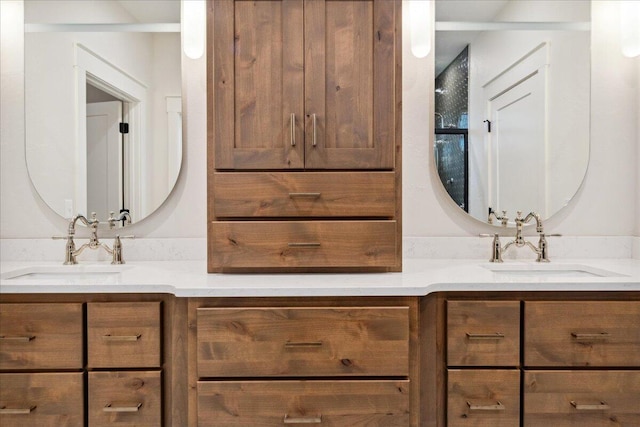 4943 S Aaron Ave, Springfield, MO 65810 - full bathroom featuring double vanity