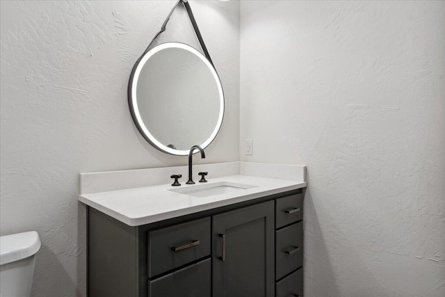 4943 S Aaron Ave, Springfield, MO 65810 - half bathroom with vanity and toilet