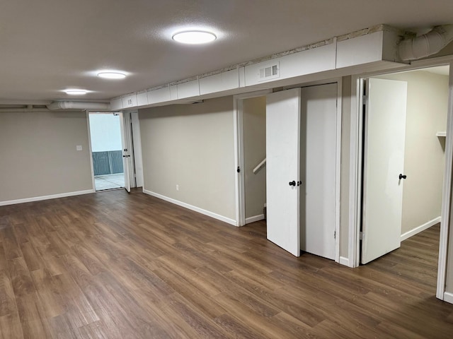 2004 S 16th St, Ozark, MO 65721 - finished basement featuring wood finished floors and baseboards