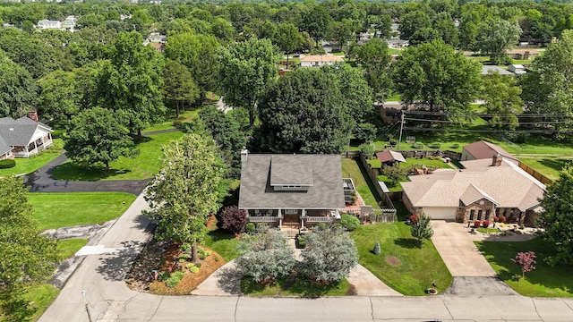 401 E Glendale St, Aurora, MO 65605 - aerial view of property and surrounding area