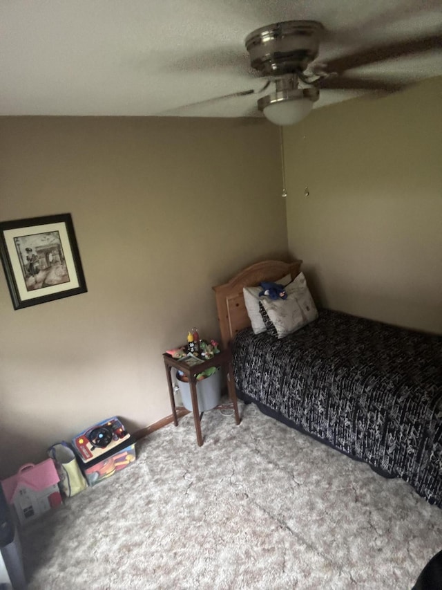 853 Sunset Ave, Marshfield, MO 65706 - carpeted bedroom featuring ceiling fan