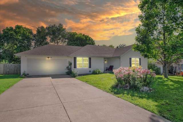 113 Holly Ridge Rd, Willard, MO 65781 - ranch-style house with a garage, driveway, and a shingled roof