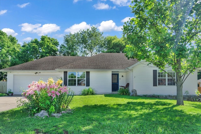 113 Holly Ridge Rd, Willard, MO 65781 - single story home featuring a garage, a front yard, driveway, and a shingled roof
