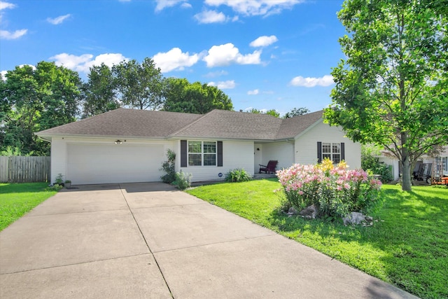 113 Holly Ridge Rd, Willard, MO 65781 - ranch-style home with an attached garage, concrete driveway, and a shingled roof