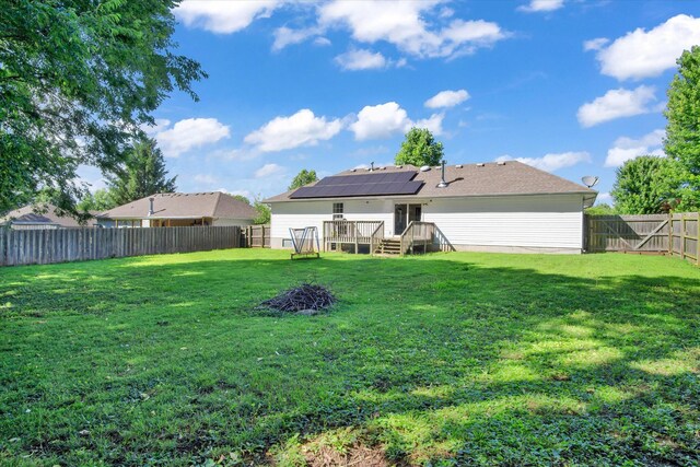 113 Holly Ridge Rd, Willard, MO 65781 - rear view of house featuring a wooden deck
