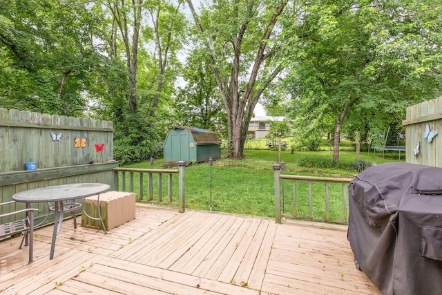 225 Elim St, Forsyth, MO 65653 - deck with a grill and outdoor dining area