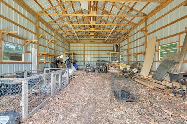 21371 Howell Rd, Mountain View, MO 65548 - garage featuring metal wall