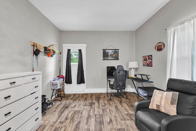 21371 Howell Rd, Mountain View, MO 65548 - home office with wood finished floors