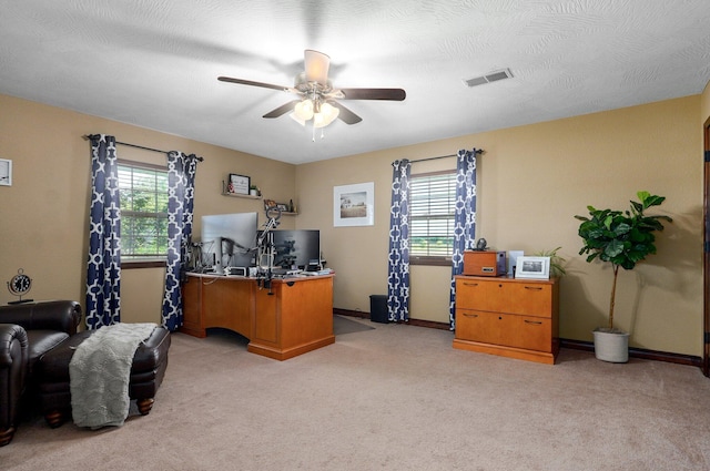 2526 State Highway B, Rogersville, MO 65742 - office featuring a ceiling fan, light carpet, and baseboards