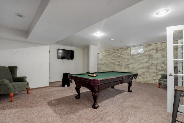 4402 Quail Run Rd, Ozark, MO 65721 - game room featuring carpet flooring and billiards