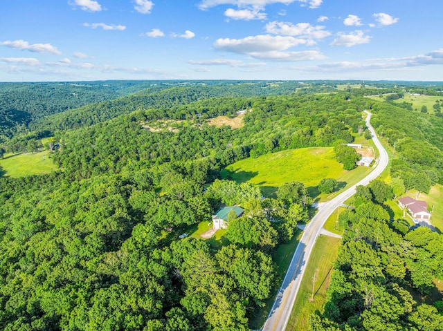 19326 Boat Dock Rd W, Omaha, AR 72662 - aerial view of property and surrounding area with a forest