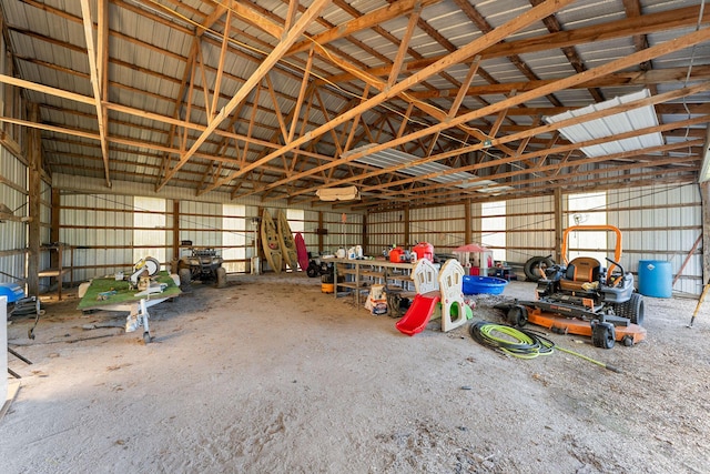 19326 Boat Dock Rd W, Omaha, AR 72662 - garage featuring metal wall